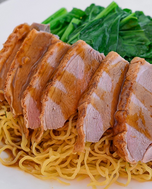Noodles and Soft Boiled Rice